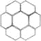 Ekena Millwork Florin Architectural Grade PVC Pierced Ceiling Medallion, Antiqued Silver, 28"OD x 12"ID x 3/4"P CMPP28FOASV - alternate 1